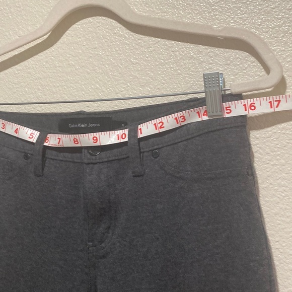 Calvin Klein pants size 6. Gray in color. Soft knit material. - Picture 3 of 9